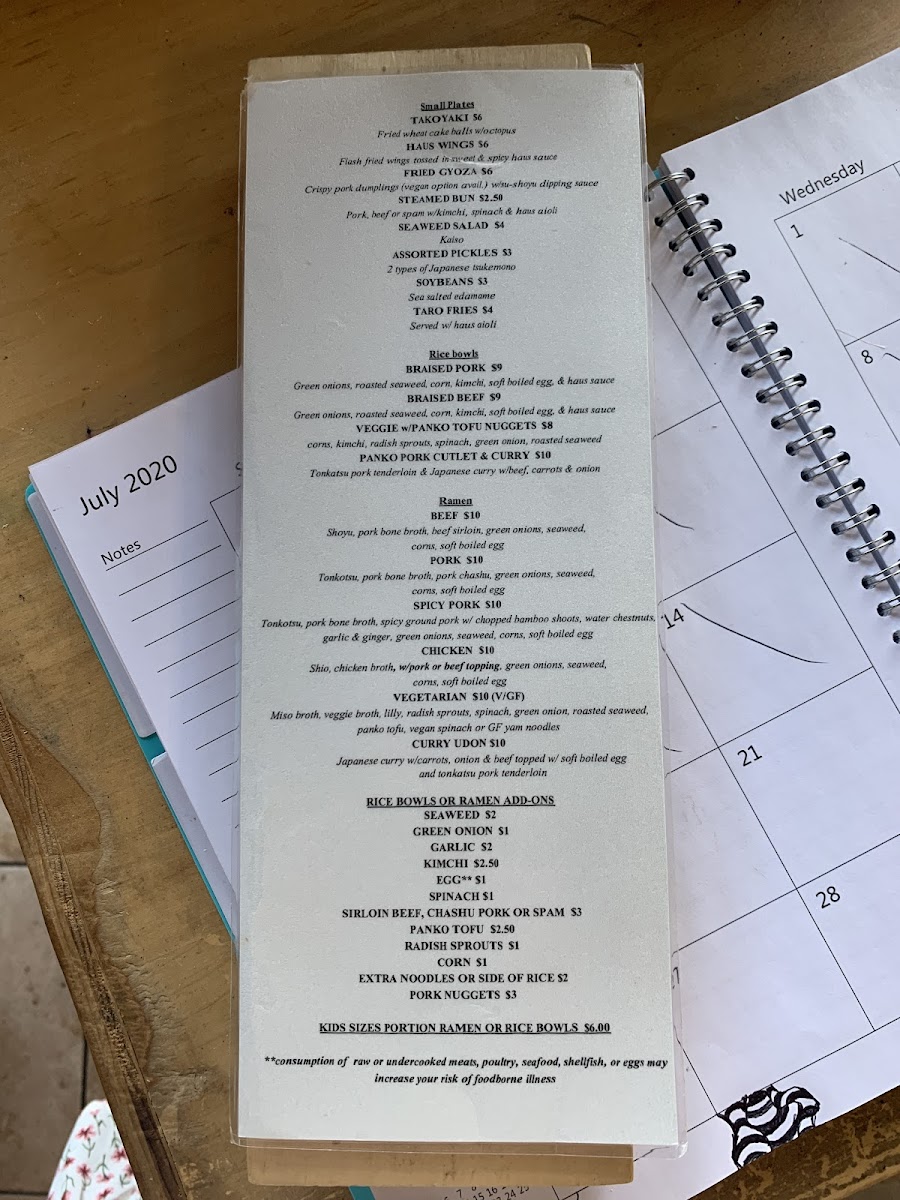 Ramen Haus Menu - Image 6